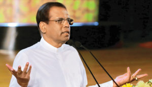 ජනපති මෛත්‍රී කතානායක වෙන ලකුණු