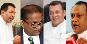 එස්.බි, තිලංග, මහින්ද, ලක්ෂ්මන්ට වැඩ වරදින ලකුණු