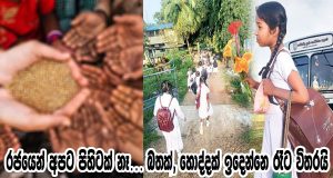 රජයෙන් අපට පිහිටක් නෑ…බතක්, හොද්දක් ඉදෙන්නෙ රෑට විතරයි