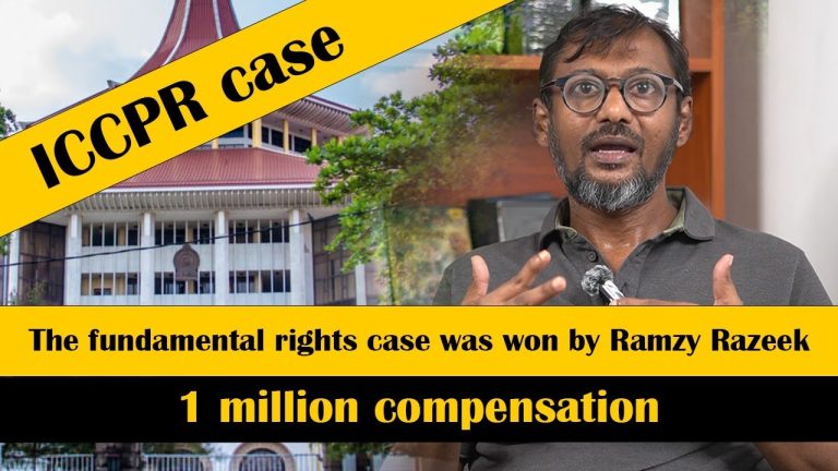 The fundamental rights case of Ramsey Razik was successfully settled, resulting in a compensation of 1 million