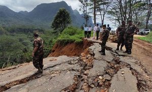 නුවරඑළිය දිස්ත්‍රික්කය තුල ආපදා හේතුවෙන් පුද්ලයන් 3641 දෙනකු අවතැන්