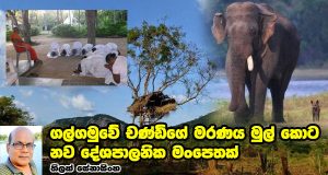 ගල්ගමුවේ චණ්ඩිගේ මරණය මුල් කොට නව දේශපාලනික මංපෙතක්