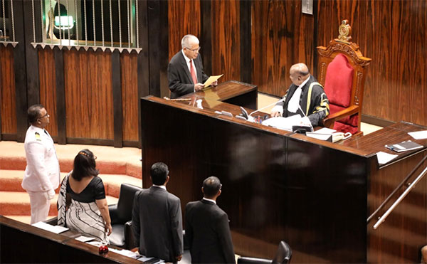 Shanmugam Kugathasan sworn in as Member of Parliament