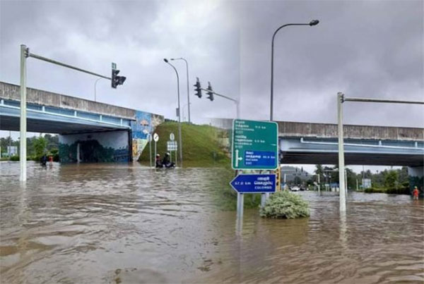 Welipenna Interchange of Expressway temporarily closed